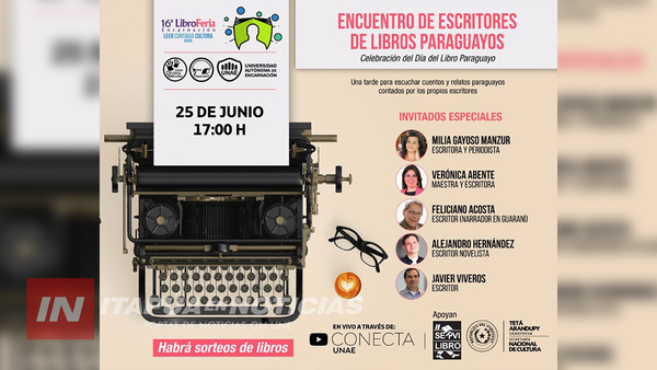 ENCUENTRO DE ESCRITORES POR EL DIA DEL LIBRO PARAGUAYO