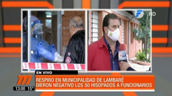 Decenas de funcionarios de la comuna lambareña dieron negativo