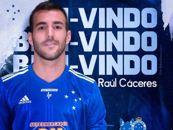 Raúl Cáceres, anunciado oficialmente en Brasil