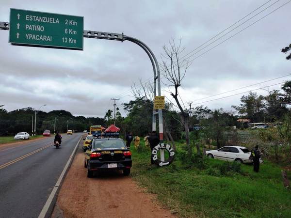 Trágico accidente en Areguá deja dos fallecidos y dos heridos de gravedad
