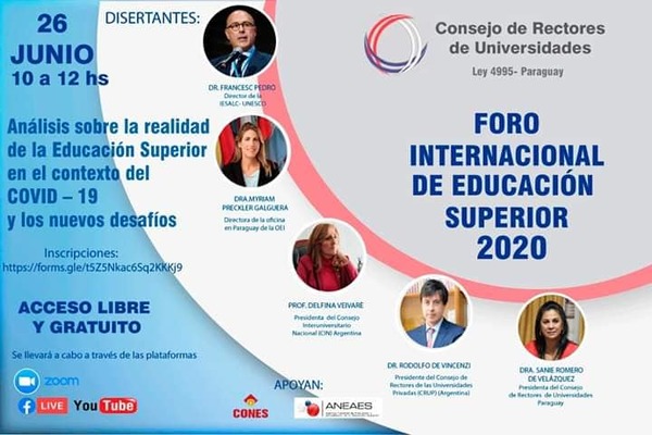 Realizarán foro internacional de Educación Superior