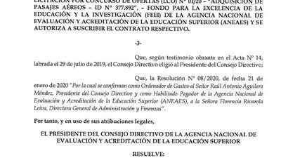 ANEAES planteará una adenda para que dinero de adquisición de pasajes pase el 2021