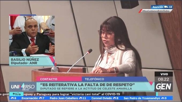 HOY / Diputado Basilio Núñez, sobre actitud de su colega Celeste Amarilla