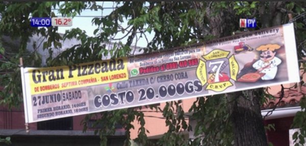 San Lorenzo: Bomberos voluntarios organizan pizzeada ante falta de ayuda estatal | Noticias Paraguay