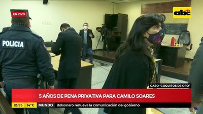 Condenan a 5 años de prisión a Camilo Soares en caso Coquitos de Oro - ABC Noticias - ABC Color