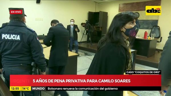 Condenan a 5 años de prisión a Camilo Soares en caso Coquitos de Oro - ABC Noticias - ABC Color