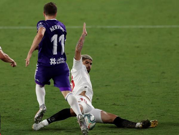 Empate con sabor a poco para las aspiraciones del Sevilla y Valladolid