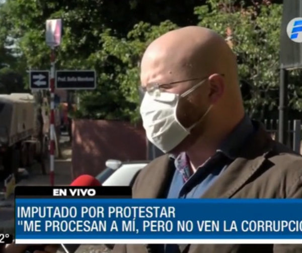 Juan Grassi: “Me pueden imputar, pero vamos a continuar con las protestas“