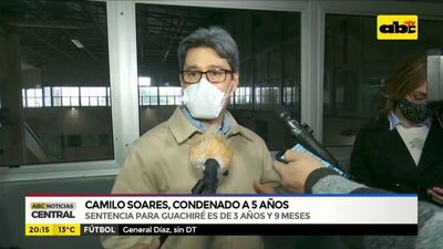 Camilo Soares, condenado a cinco años - ABC Noticias - ABC Color