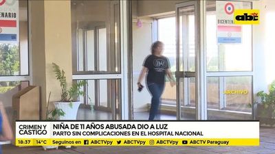 Niña de 11 años ya dio a luz sin complicaciones - Crimen y castigo - ABC Color