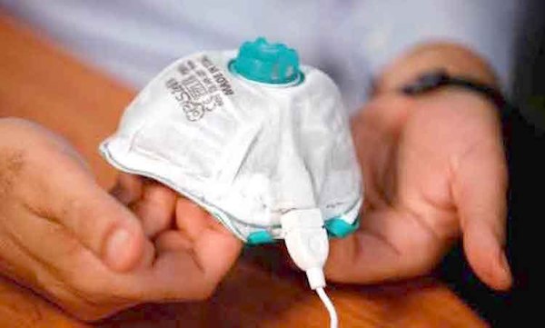 Hacen un tapabocas que mata al virus con calor | Crónica