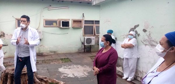 Se quieren ir a la batalla como hospi respiratorio | Crónica