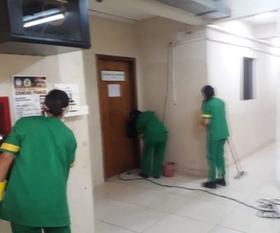 Desinfectan sedes judiciales en CDE
