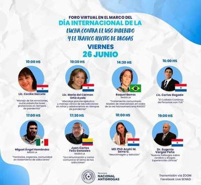 SENAD Evoca Día Internacional de Lucha Contra el Uso y el Tráfico de Drogas