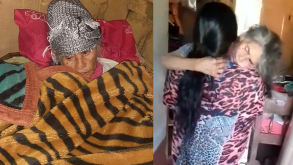 ABUELITA NO RECIBE REMEDIOS DESDE QUE SU HIJA DEJÓ DE TRABAJAR POR EL CIERRE DEL PUENTE 