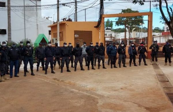 Contingente de agentes penitenciarios fue enviado a la cárcel de Ciudad del Este