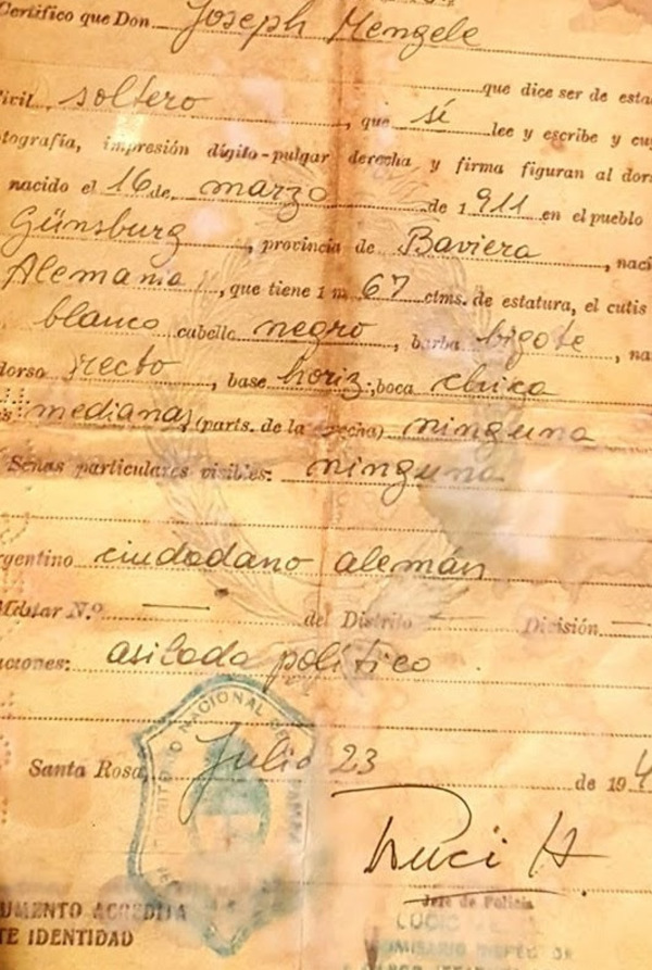Documental sobre Josef Mengele en paraguay este lunes en 'Nde Rógape' » Ñanduti