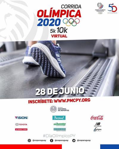 Primera corrida olímpica virtual será este domingo - ADN Paraguayo