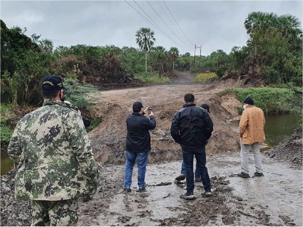 Intervienen obras por taponar riacho Mosquito en Alto Paraguay