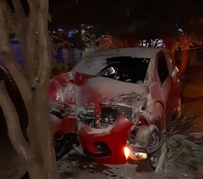 Automovilista muere al chocar contra un árbol - ABC en el Este - ABC Color