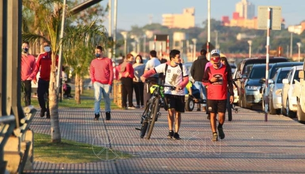 HOY / Aglomeración en la Costanera y Areguá: gente sin tapabocas, descuidando distanciamiento y con nulo control