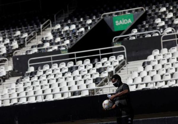 Protesta de Botafogo destaca el cuestionable regreso del fútbol en Brasil