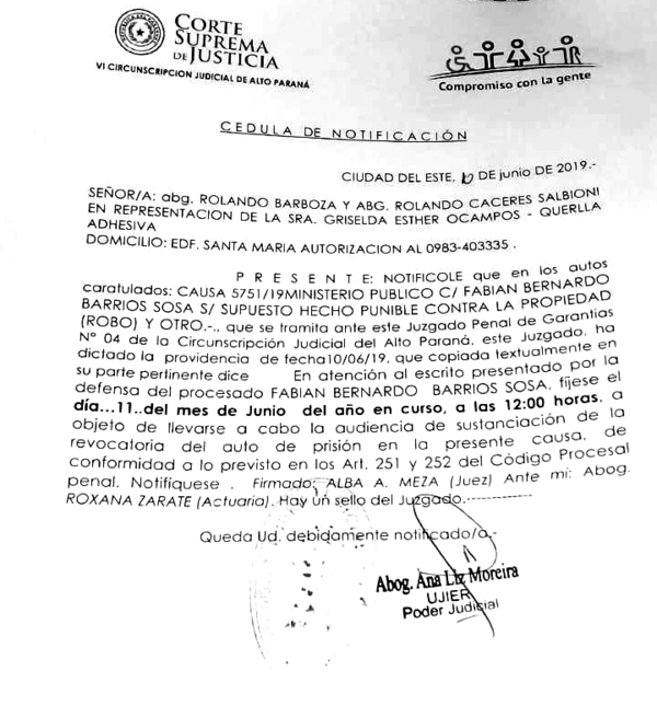 Policía acusado de robo de US$ 150 mil será LIBERADO