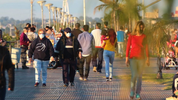 Aglomeración en la Costanera y Areguá: gente sin tapabocas y sin respetar distanciamiento social