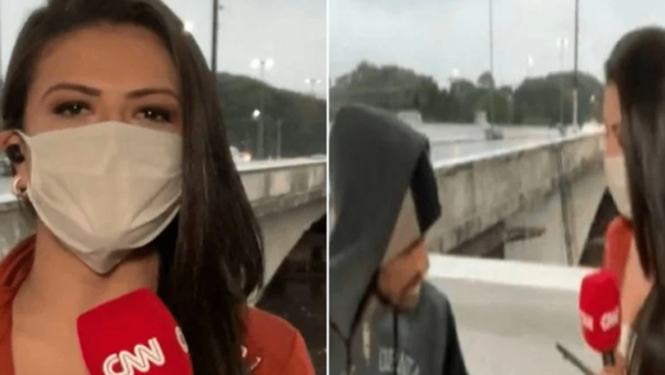 Una periodista de CNN fue asaltada en Brasil en plena transmisión en vivo