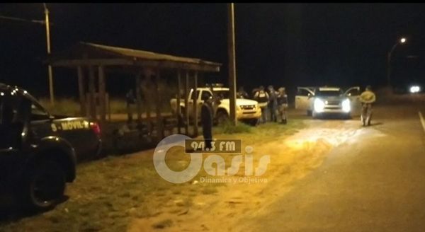 Policías se enfrentaron con supuestos narcotraficantes en zona de Pedro Juan