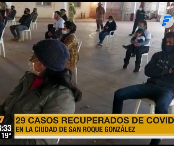 Reportaron 29 recuperados de Covid-19 en San Roque González