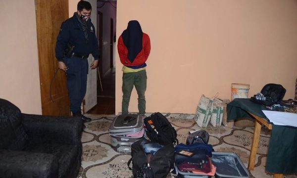 Ratero es detenido con ropas  hurtadas de una vivienda – Diario TNPRESS