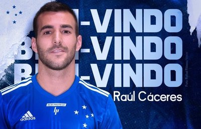 Cáceres, contento por estar 'en uno de los clubes más grandes de Brasil'