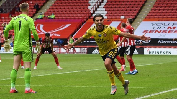 Un gol en tiempo de adición pone al Arsenal en semifinales de la FA Cup