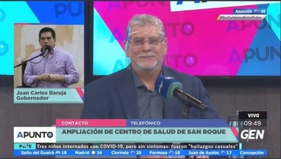 HOY / Juan Carlos Baruja, gobernador de Paraguarí, sobre ampliación del Centro de Salud de San Roque González