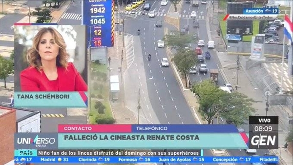 HOY / Tana Schémbori, sobre la muerte de la cineasta Renate Costa