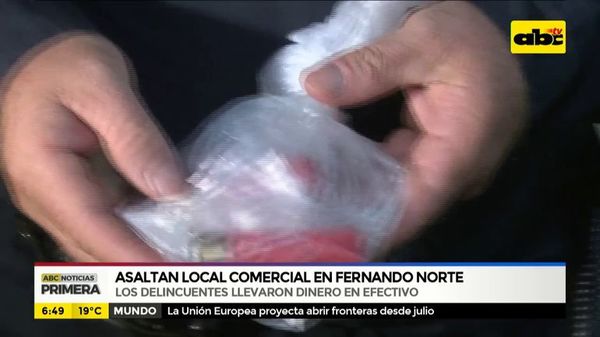 Asaltan local comercial en Fernando de la Mora - ABC Noticias - ABC Color