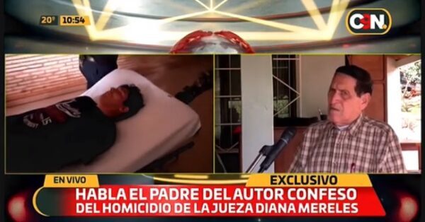 "Estaba súper bien", dice padre del sospechoso de crimen de jueza