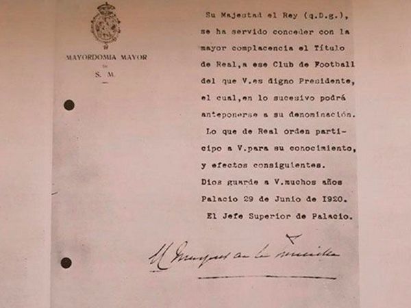 Hace cien años el Madrid obtenía el título Real