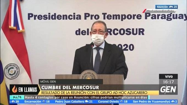 HOY / Cumbre del MERCOSUR: Resultados de la reunión con el grupo AD HOC azucarero