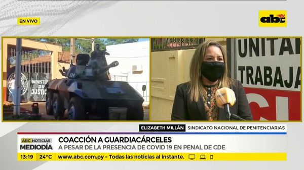 Situación de guardiacárceles en penal de CDE - ABC Noticias - ABC Color