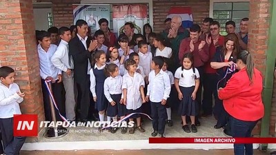 CONSTRUIRÁN COMEDORES Y SANITARIOS EN ESCUELAS DE ITAPÚA