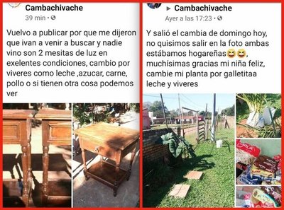El trueque es opción en la pandemia | Crónica