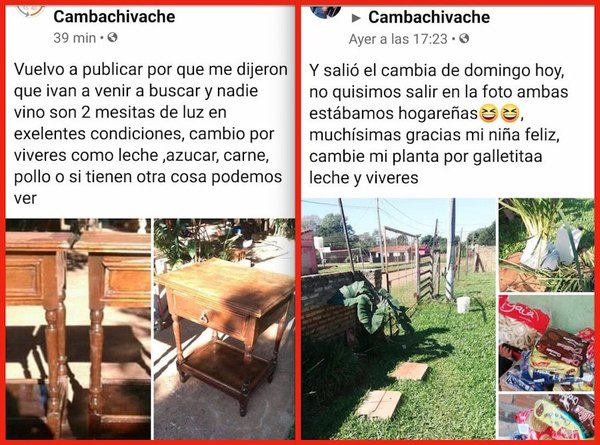 El trueque es opción en la pandemia | Crónica