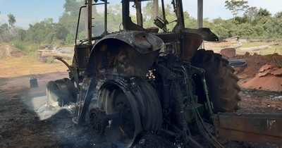 Nativos queman máquinas y estancia: se trataría de acción contra desmonte en bosque de Concepción