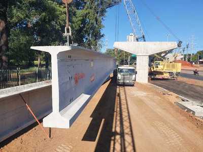 Cerrarán tramo sobre Primer Presidente por una semana para montar estructuras - El Trueno