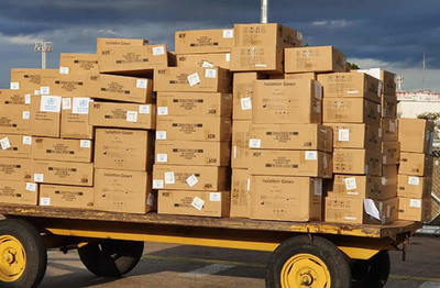 ¡Horama! Llegaron 25 toneladas de equipos de protección - Megacadena — Últimas Noticias de Paraguay