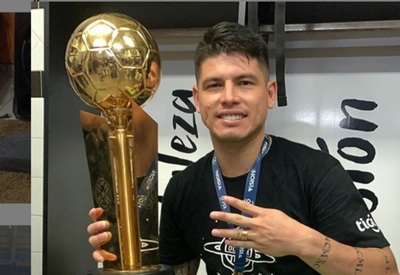 El arquero Alfredo Aguilar fue papá