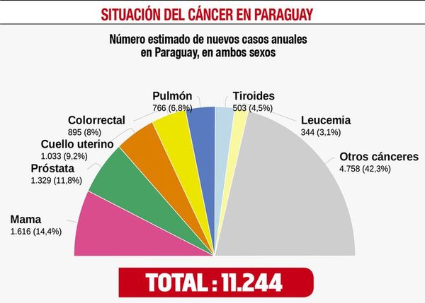 Unos 20 muertos por cáncer en cuarentena - Locales - ABC Color