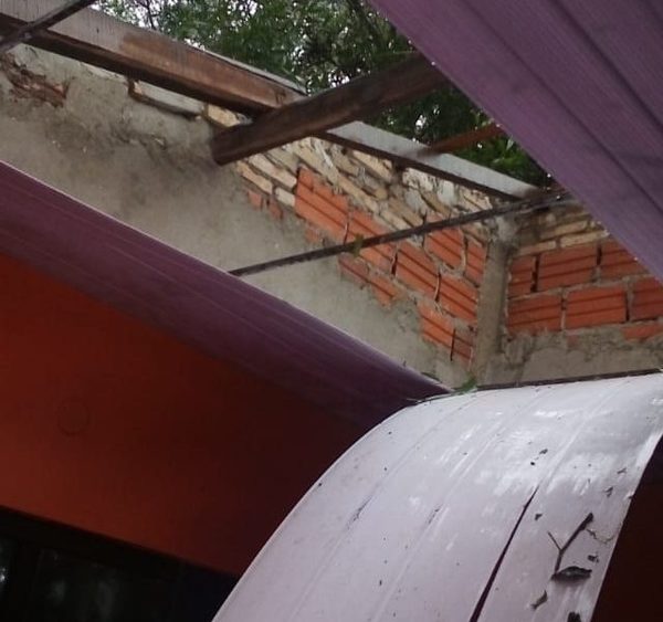 Temporal ocasiona destrozos en Alto Paraná